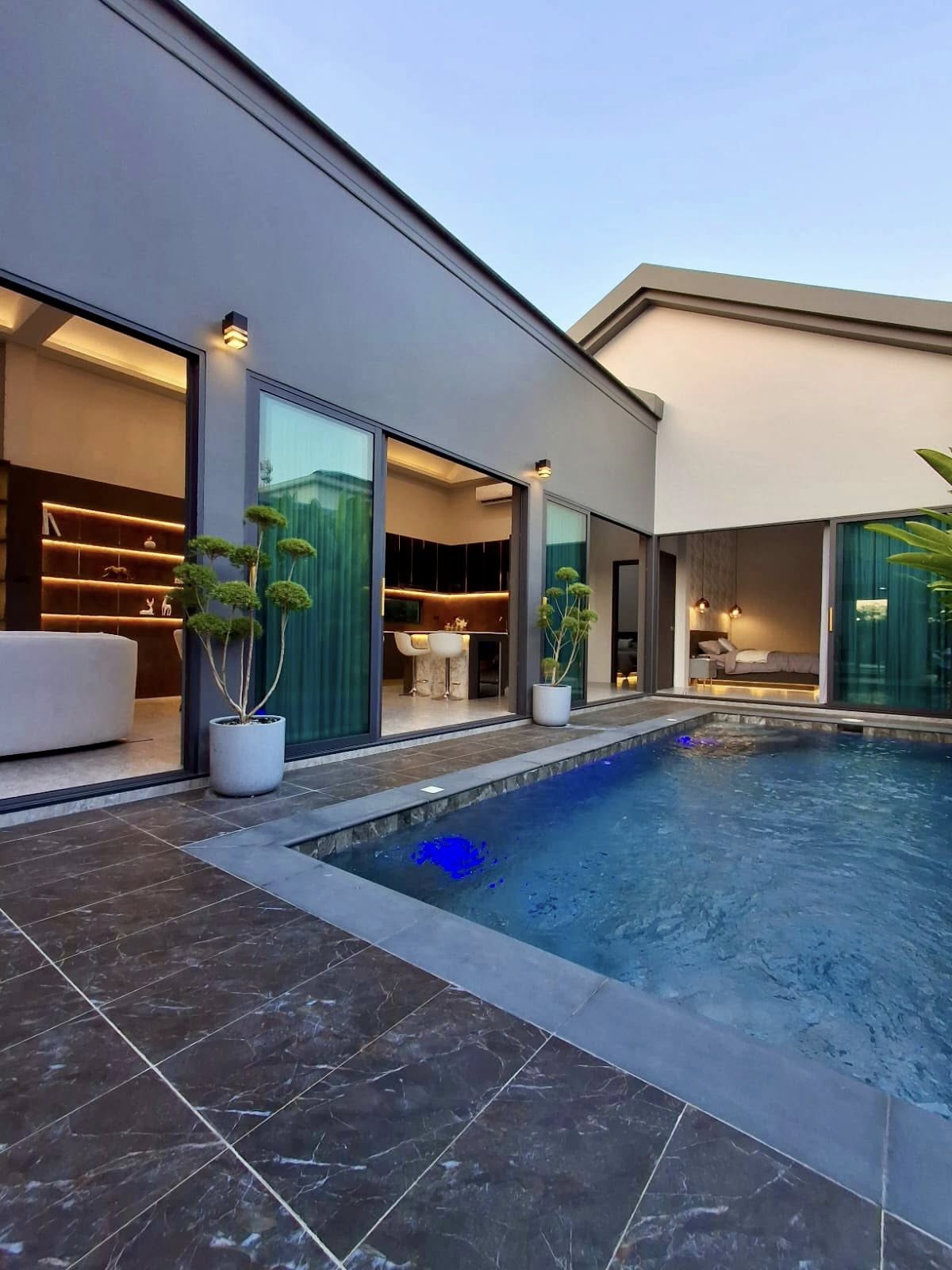 Private Home Pool villa comes with private guesthouse