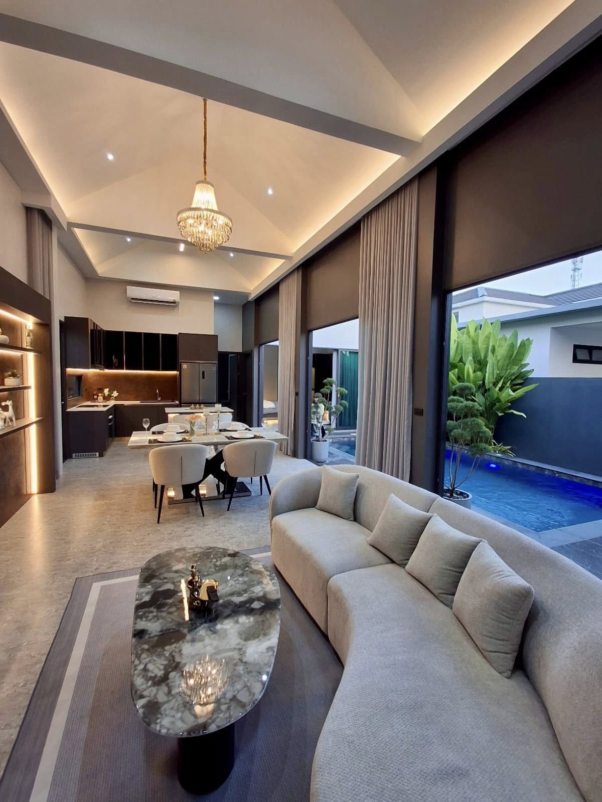 Private Home Pool villa comes with private guesthouse